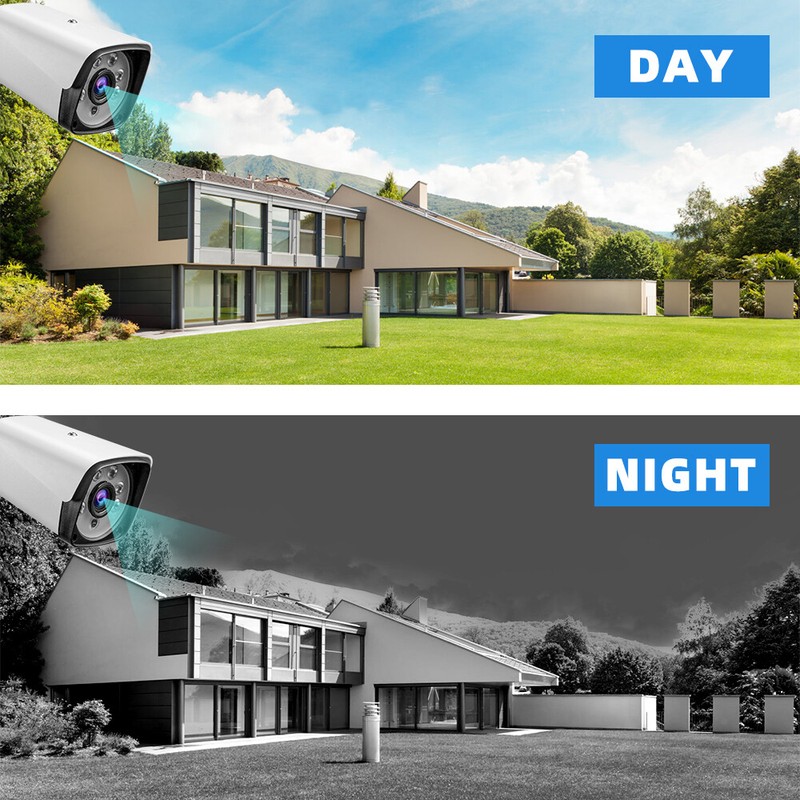KEPEAK 4CH H.265+ 5MP Lite DVR 1080P Outdoor CCTV Home Security Camera System US gallery
