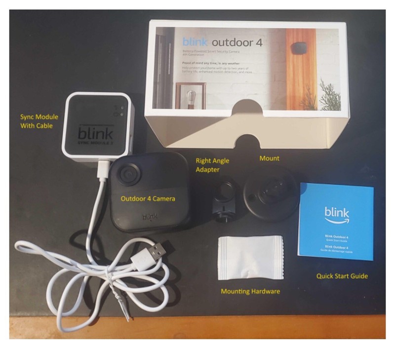Blink Outdoor 4 4th Generation Wireless Smart Security Camera 1080p HD Day Live