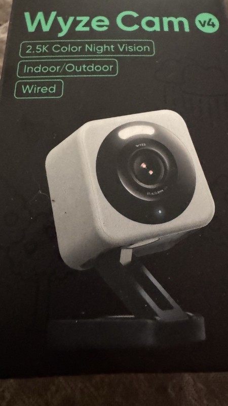 Wyze Cam v4 2.5K Indoor/Outdoor IP65 Color Night Vision Bluetooth Setup (2pack) gallery