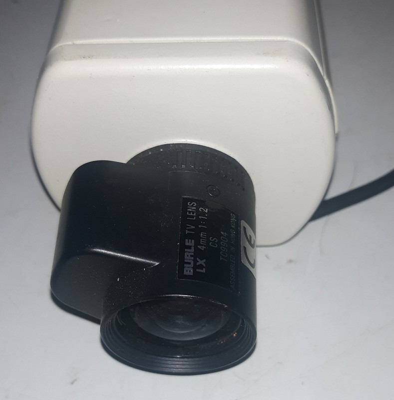 Burle TC552A Video Camera with TC9904 TV Lens LX 4mm 1:1.2 CS gallery