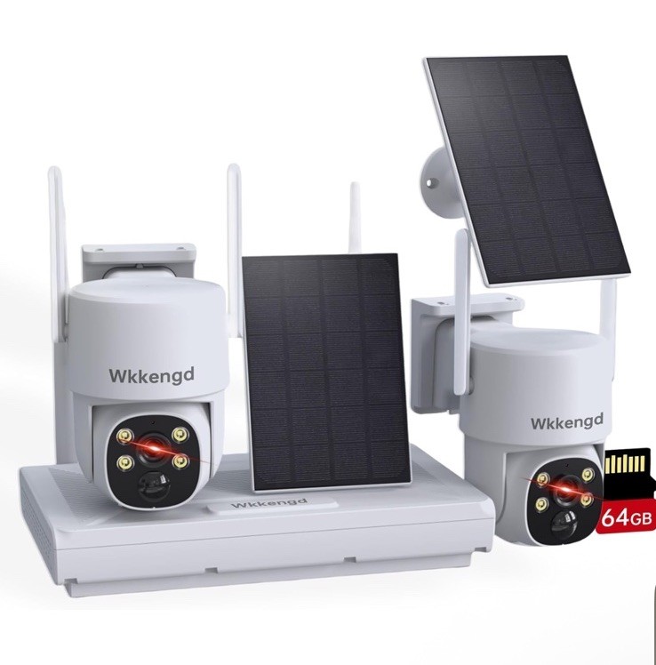 2-Cam Kit, 5G/2.4G WiFi, 2K F1.0 Aperture True Full Color Night Vision