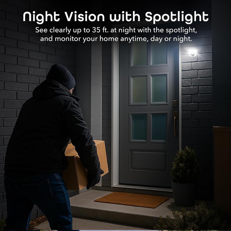 2 Mini WiFi Cameras, Motion & Sound Detection, Night Vision gallery