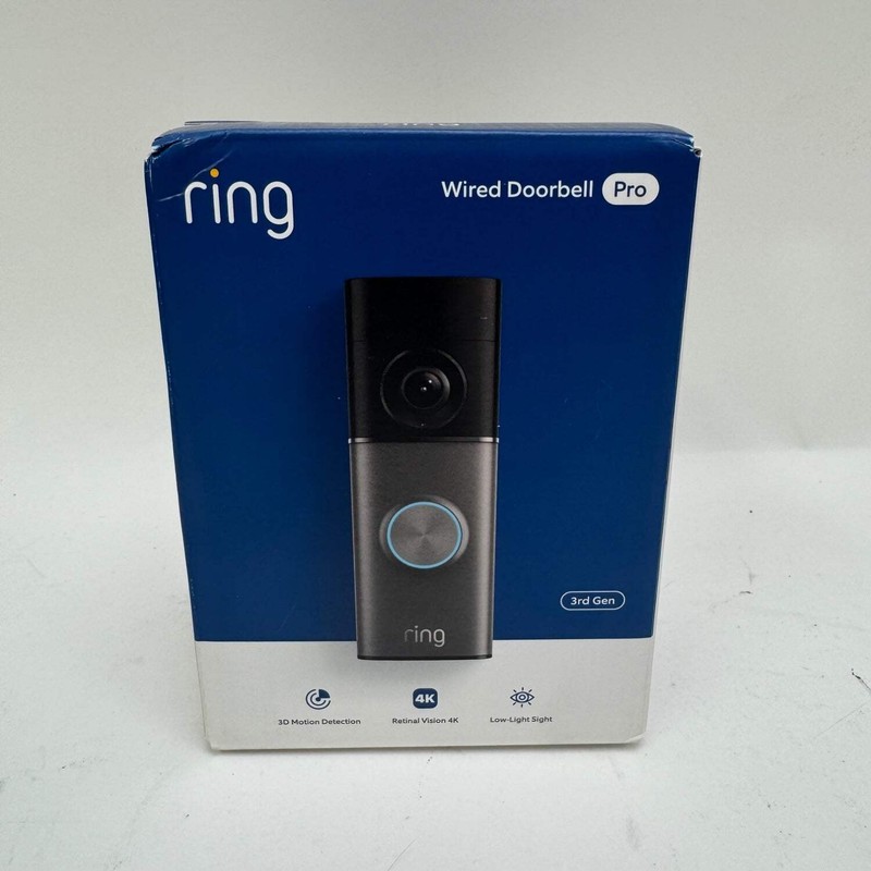 New Ring 2nd Gen Doorbell Camera White 5DFYA2