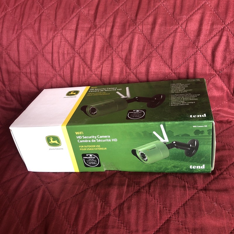 John Deere Deere120W outdoor WiFi camera compatible Tend Insights Isecurity New