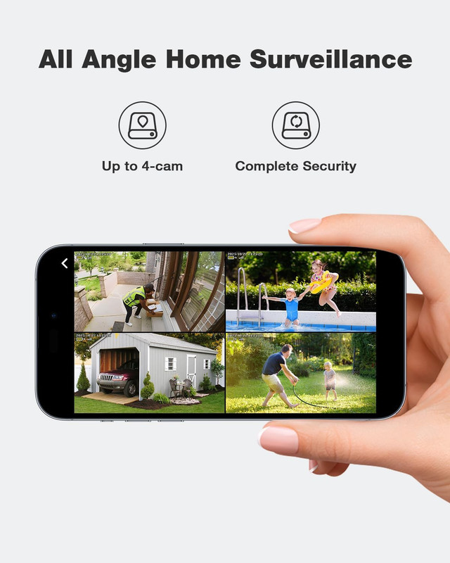 Solar Security Cameras Wireless Outdoor with Built-In Local Storage, No Subscrip gallery