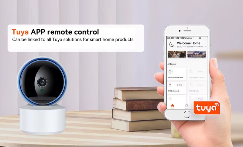 Tuya Smart 5MP WiFi IP Camera Baby Monitor 360° PTZ Motion Detection Two Way Au gallery