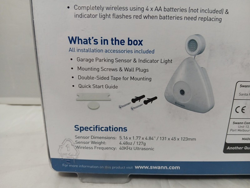 NEW SWANN SWADS-GARSEN GARAGE PARKING SENSOR WIRELESS ALERT VEHICLE gallery