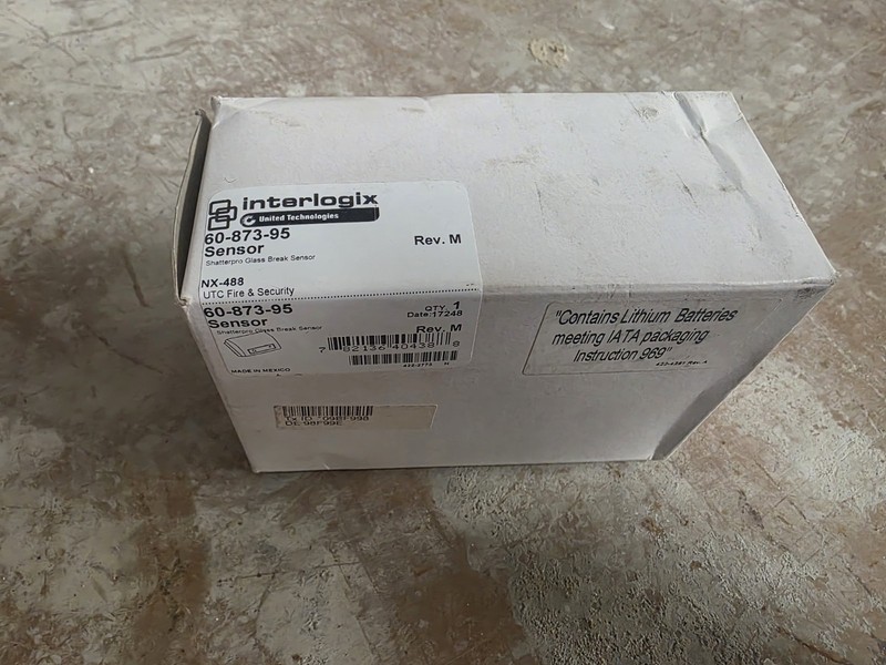 interlogix Shatterpro Glass Break Sensor P/N 60-873-95 New