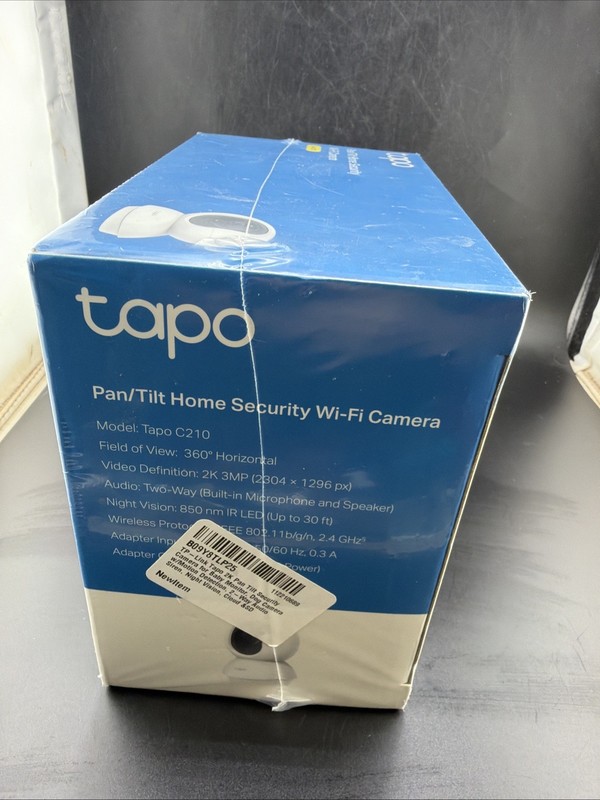 NEW - TP-Link Tapo C210 2K Pan Tilt Wi-Fi Security Camera - White gallery