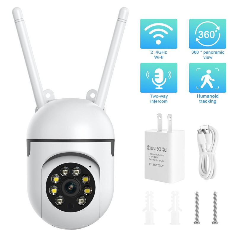 Wireless 2.4G WiFi Security Camera System Indoor Home Night Vision 1080P HD 2024 gallery