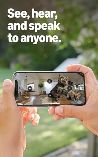 Pan-Tilt Indoor Cam (newest model), See all around 1 Camera Device Only White gallery