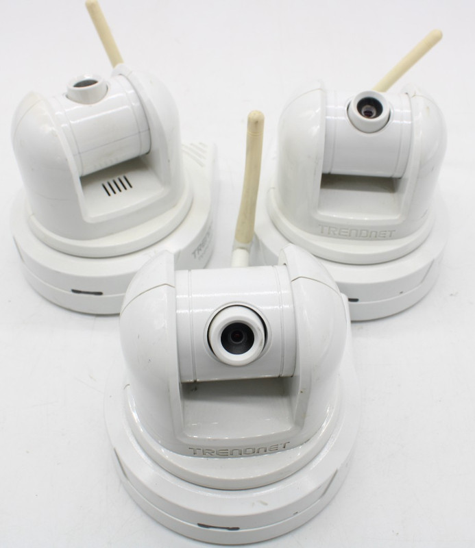 LOT OF 3 Trendnet TV-IP410WN Indoor Cameras TV-IP410WN/A