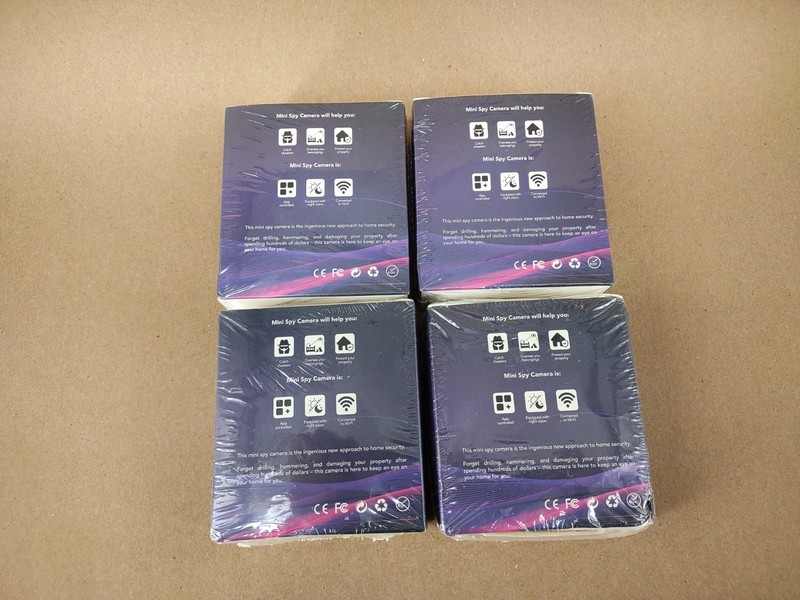 Lot of 4 Mini Camera App Controlled, WiFi, Night Vision, HD Image. New Sealed gallery