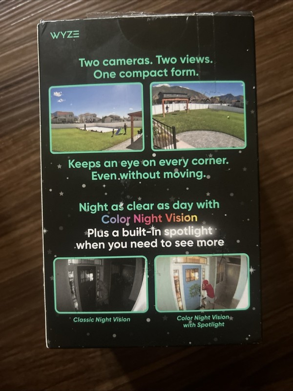 Wyze Duo Cam Pan 2K 360° Indoor/Outdoor Security Camera Color Night Vision gallery