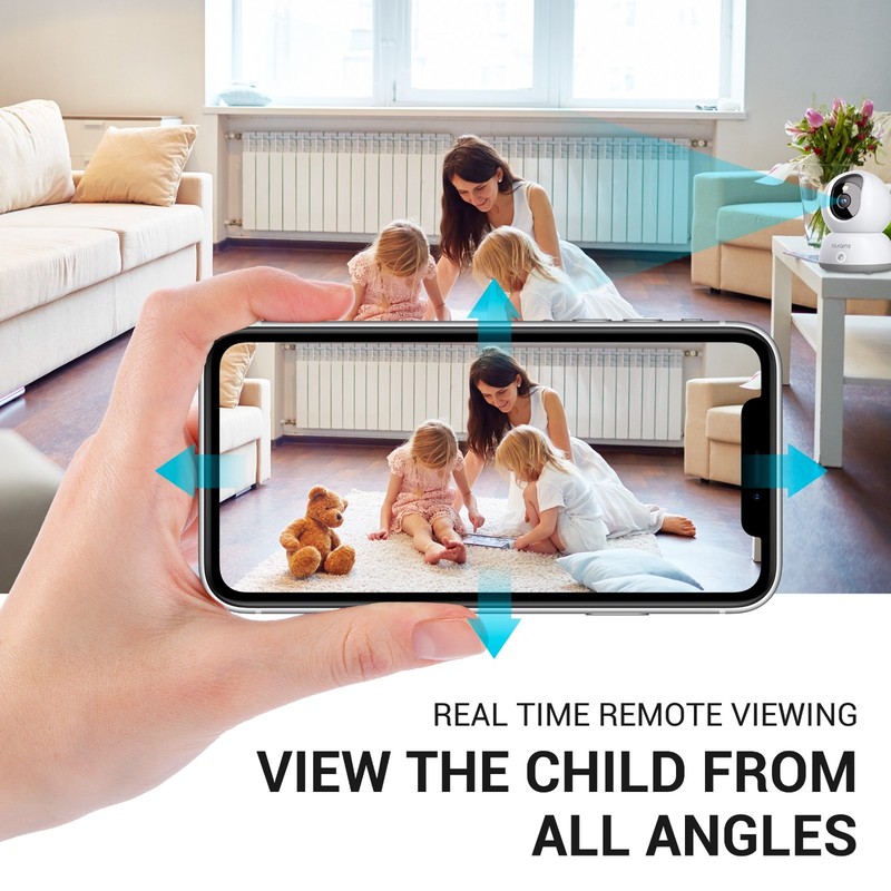 blurams Indoor Security Camera 2K Color Night Vision Pet/Baby Monitor 4PC Refurb gallery
