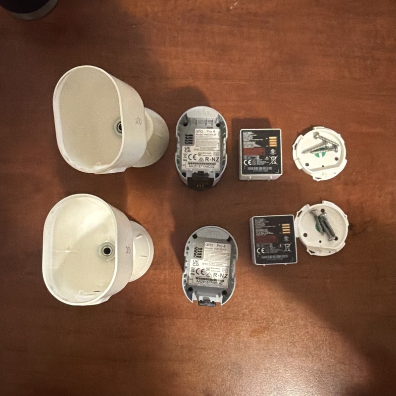 Arlo Pro 4 VMC4041P Spotlight Indoor/Outdoor Camera (Set of 2) Battery/Housing gallery