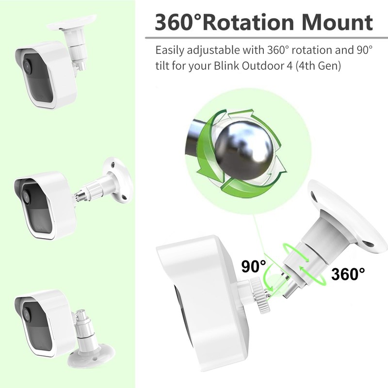 Blink Outdoor 4Th Gen Camera Mount, 2Pack Weatherproof Housing and 360 Degrees A gallery