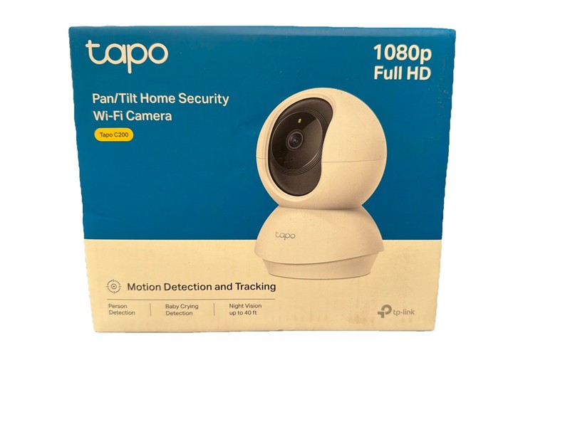 Tapo C200 Security Camera Full HD Resolution, Works W/ Alexa & Google Home