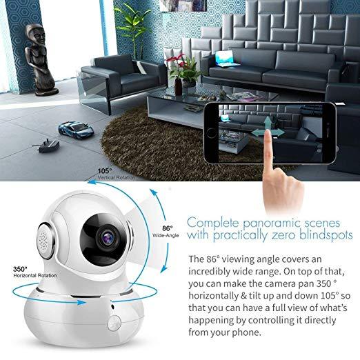 Wireless Baby Monitor WiFi IP Camera Security1080P with Night Vision for Home, O gallery