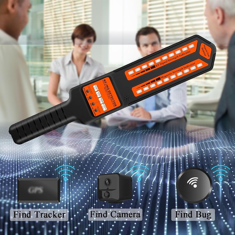 Advanced RF Signal Scanner & Camera Finder for Cars, Hotels, and Meetings gallery
