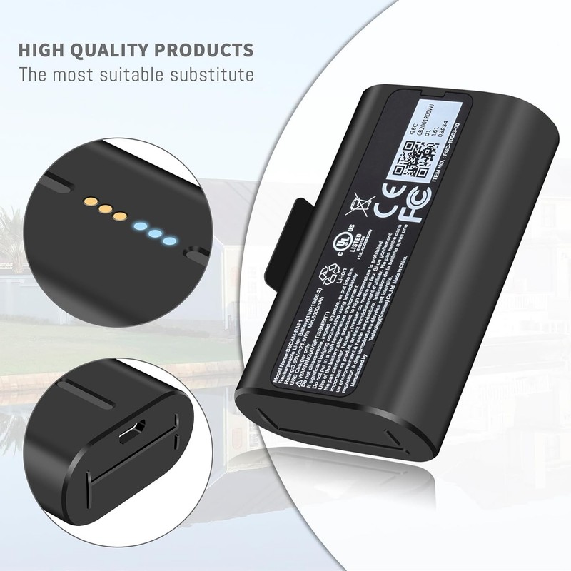 2-Pack Rechargeable Batteries for Simplisafe Wireless Outdoor Security Cameras, gallery