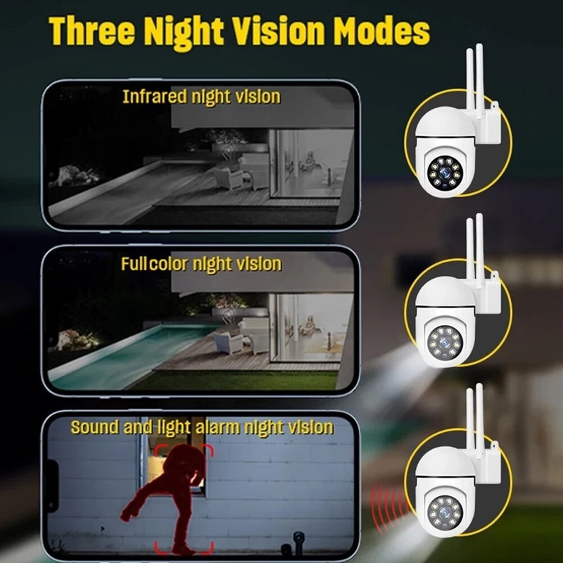 1080P HD Wireless Security Camera System Outdoor Home 5G Wifi Night Vision Cam gallery