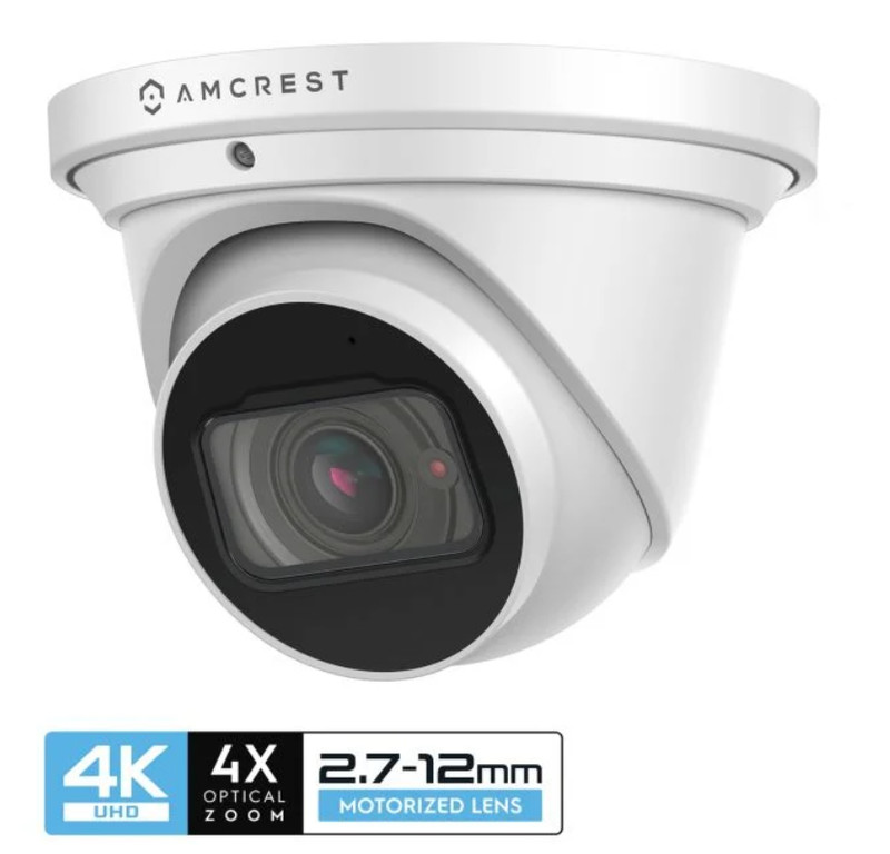 Amcrest IP8MT2599EW 164ft NightVision, 2.8mm Lens, IP67 Weatherproof, MicroSD…