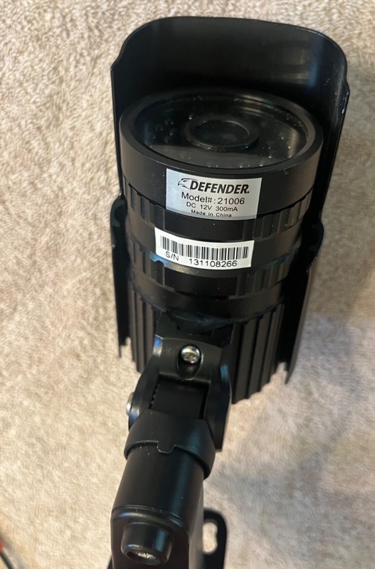 Defender Security Camera #21006 w/ Night Vision + BNC Cable Never used gallery