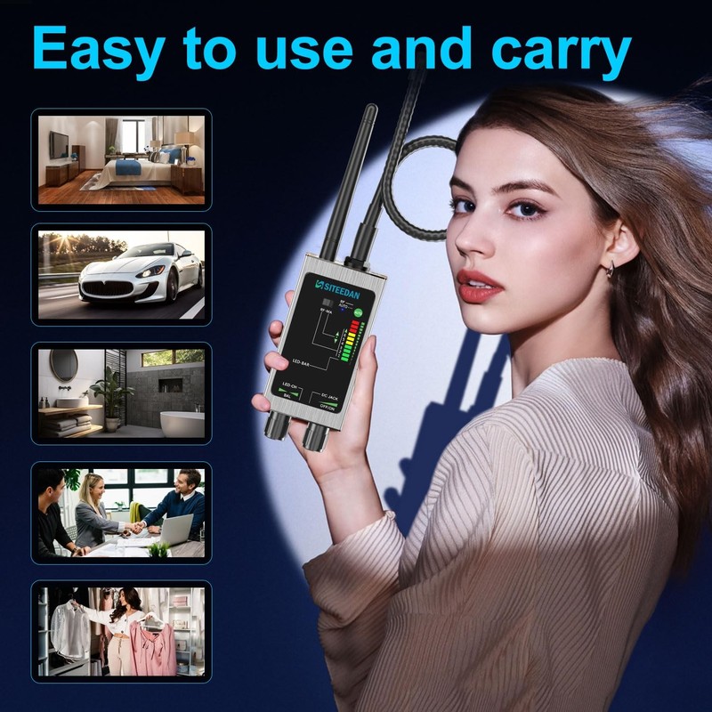 5-in-1 Multifunctional Detector,Device Detector,Finder Bug Detector for Compr... gallery