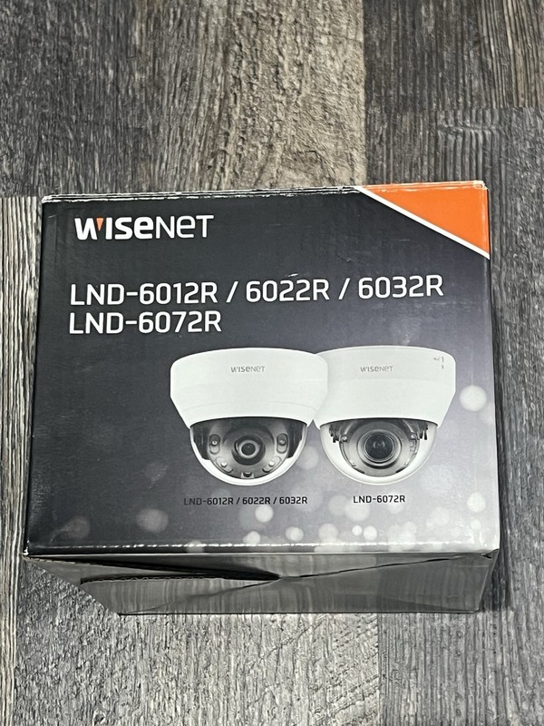 HANWHA Wisenet LND-6032R L-Series 2MP IR Dome Camera 6mm Fixed Lens NEW (6BLU84)