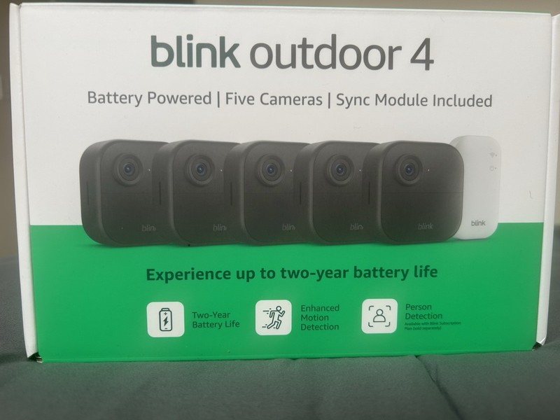 BRAND NEW BLINK Outdoor 4 (4th Gen) 5-Camera Security System w/ Sync Module Core