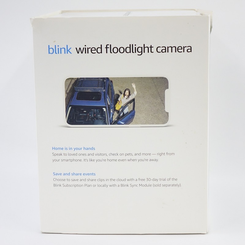 Blink Wired Floodlight Camera White 1080p HD Security Camera Alexa gallery
