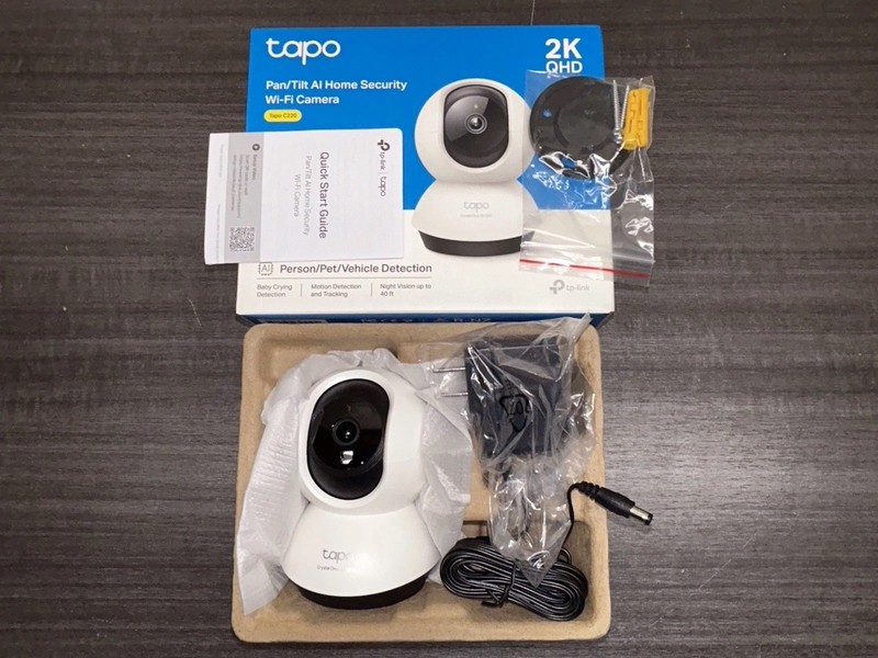 Lot Of 3 Tp-link Tapo C220 2k QHD Pan/tilt Camera,Pet Camera, Baby Monitor D396 gallery