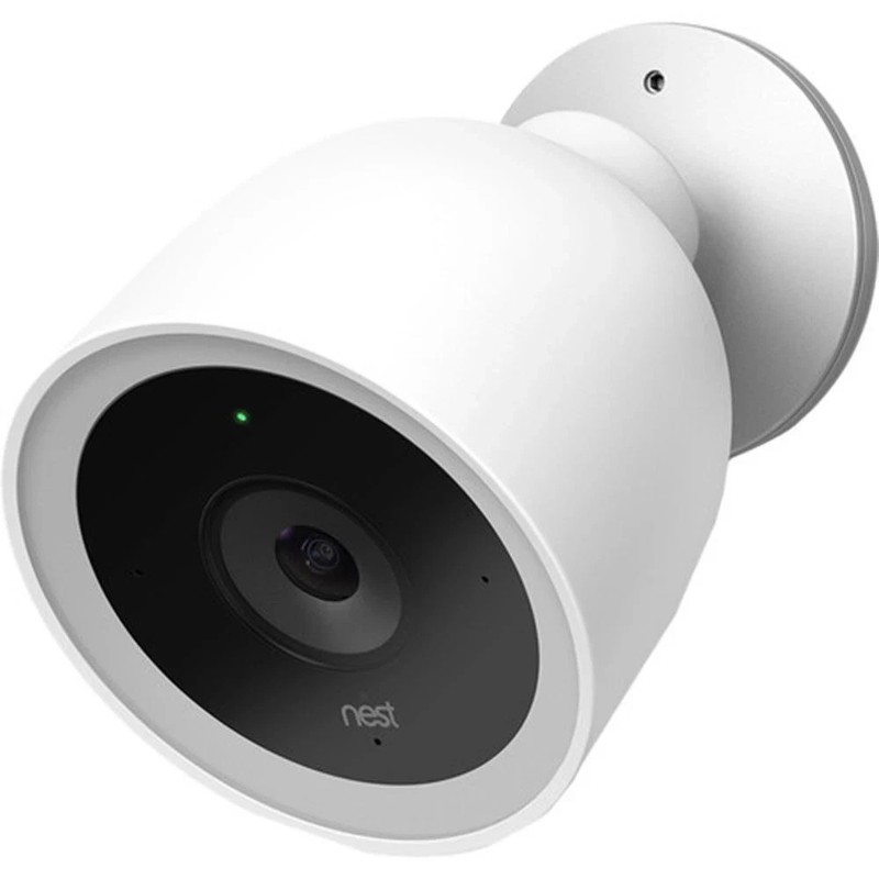 Used Working Nest NC4100US Cam IQ Outdoor Security Camera, White gallery
