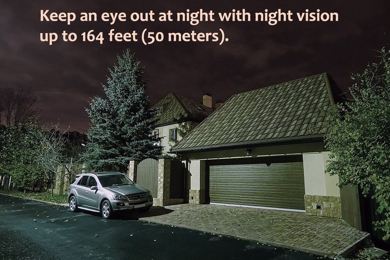 Observeye Ocli Outdoor 1080P HD 2MP Weatherproof IP Home Security Bullet Camera gallery