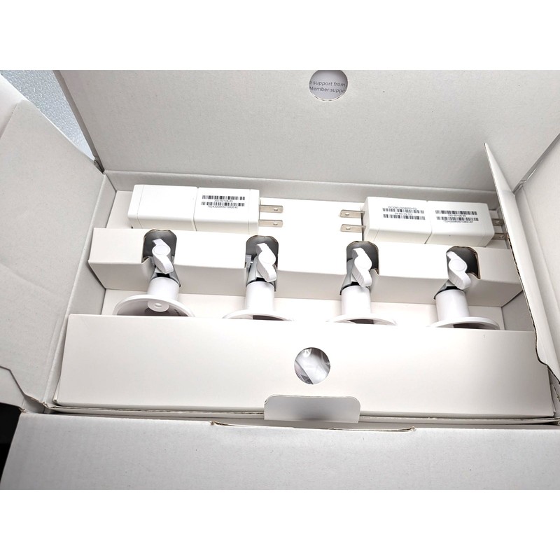 ARLO Pro 5S 2K Outdoor Cameras 4 Pack White Dual Band WiFi Color Night Vision gallery