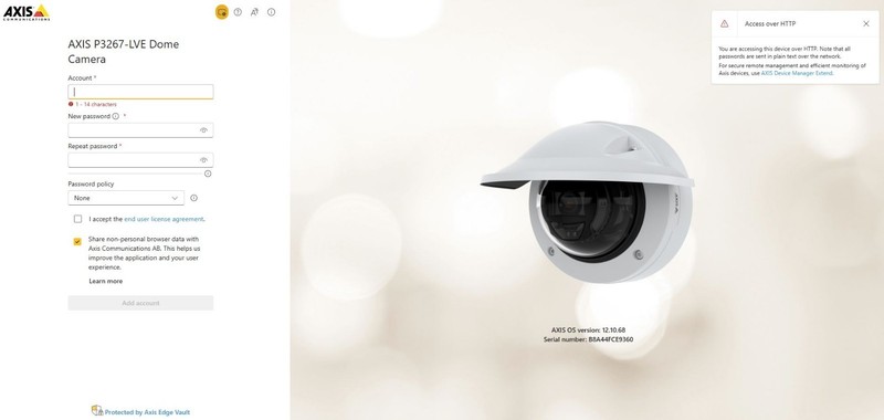 New AXIS Communications P3267-LVE 02330-001 5MP IP Outdoor Vandal Network Camera gallery