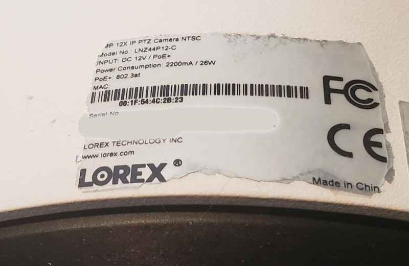 Lorex LNZ44P12B 4MP 12X PTZ IP Outdoor Dome Security Camera gallery