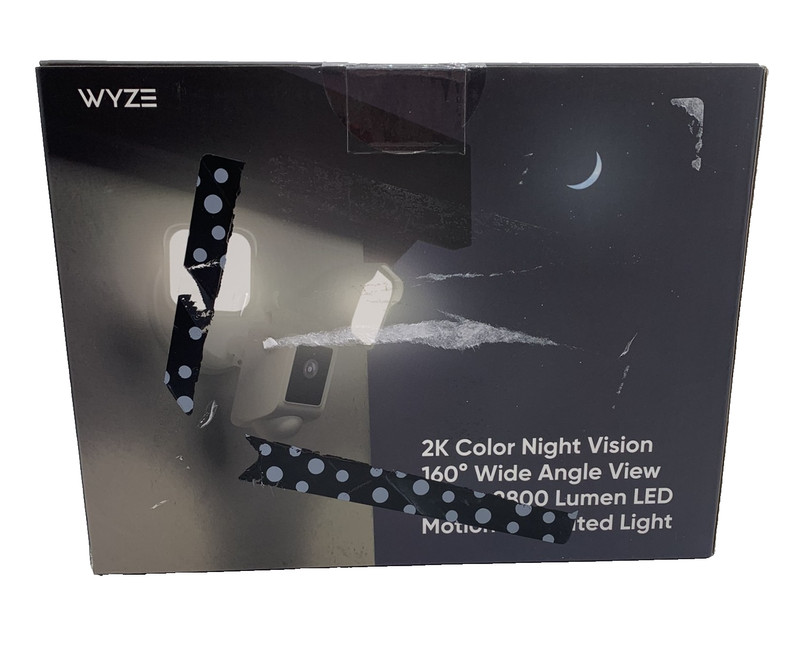 Wyze Cam Floodlight V2, Motion-activated, Hardwired, White, WYZECFL2 gallery
