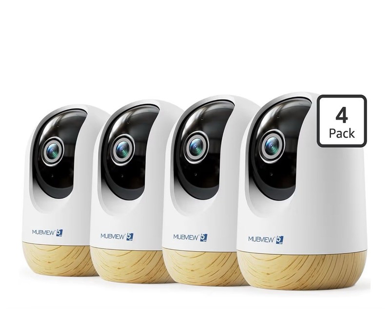 5MP Indoor Security Camera 4 Pack WiFi Pet Baby Monitor 5G/2.4G