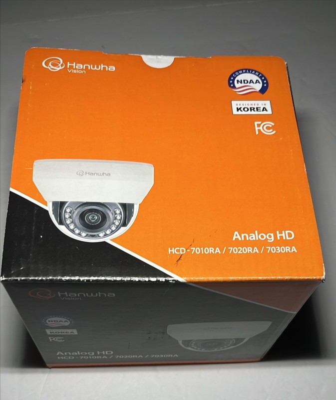 NEW! Hanwha Vision 4MP QHD Analog IR Indoor Dome Security Camera HCD-7010RA gallery