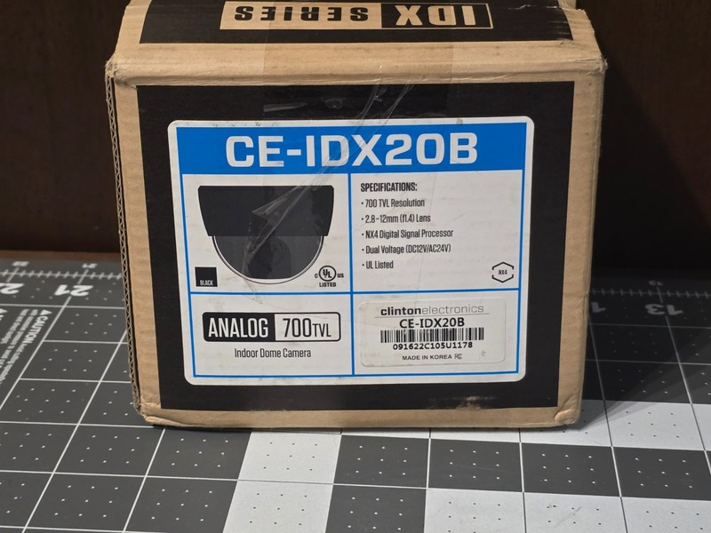 New – Clinton Electronics CE-IDX20B Indor DM Camera Black