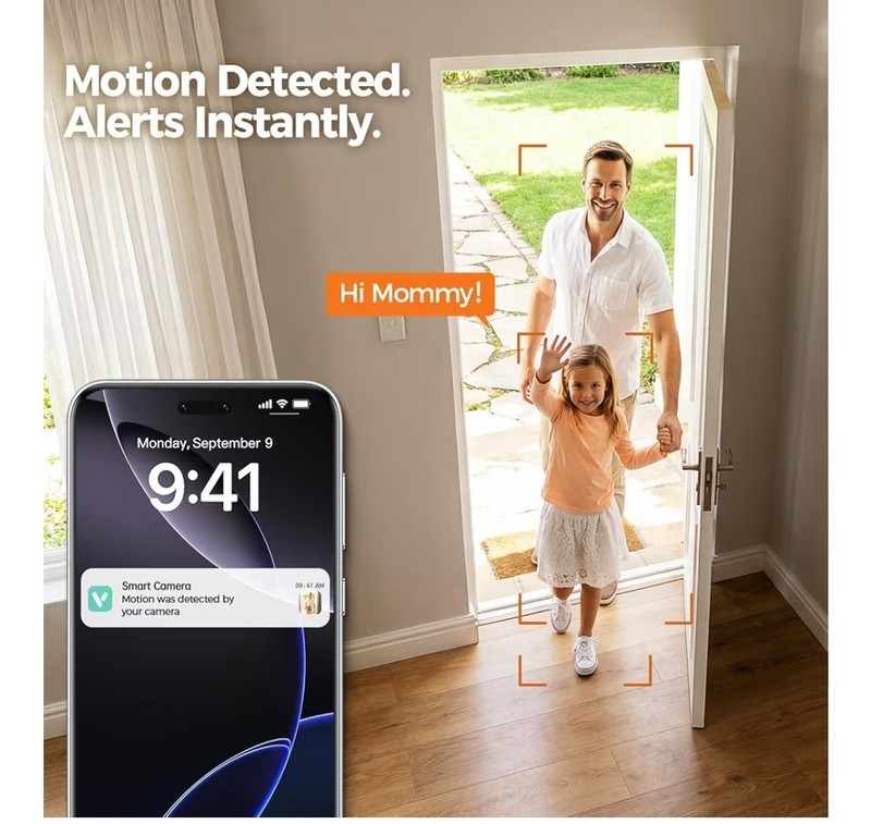 ZEEPORTE 2K Indoor Cameras for Home Security - Baby Monitor and Dog Pet... gallery