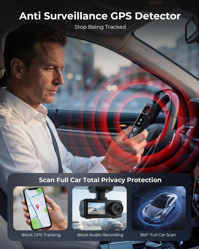 Ultimate Privacy Protection: LED Hidden Camera Detector & Anti-Theft Security gallery