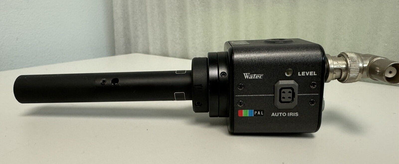 WATEC WAT-231S WAT231S Color CCD Camera with Linos 4x Lens gallery