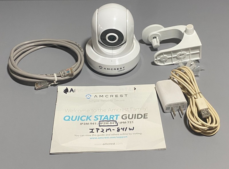Amcrest PRO/HD 1080P Pan/Tilt WiFi Camera High Resolution W/Night Vision New