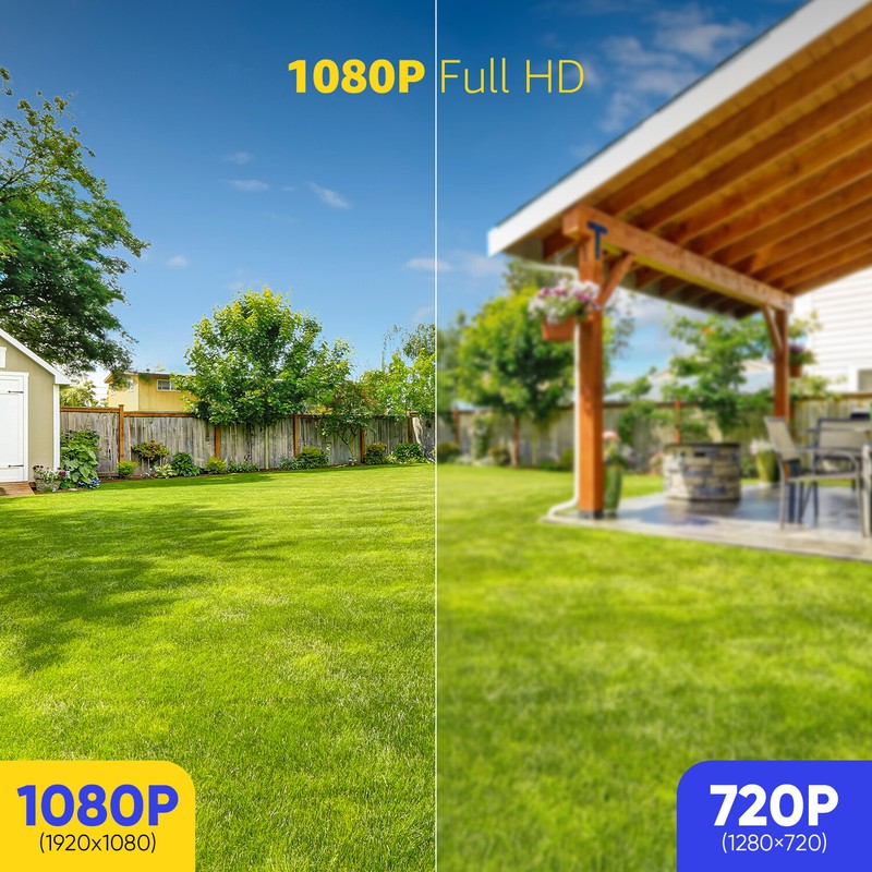 ANNKE HD 1080P Video 350° Pan&Tilt CCTV Security Camera Outdoor 2MP Night Vision gallery