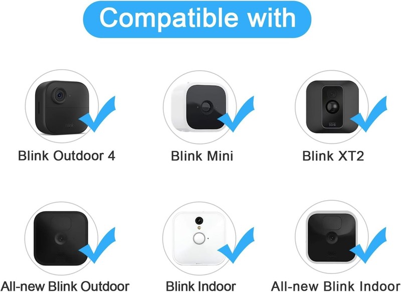 2 Pack 360 Degree Adjustable Adhesive Mount for All-New Blink Outdoor (4Th Gen,3 gallery