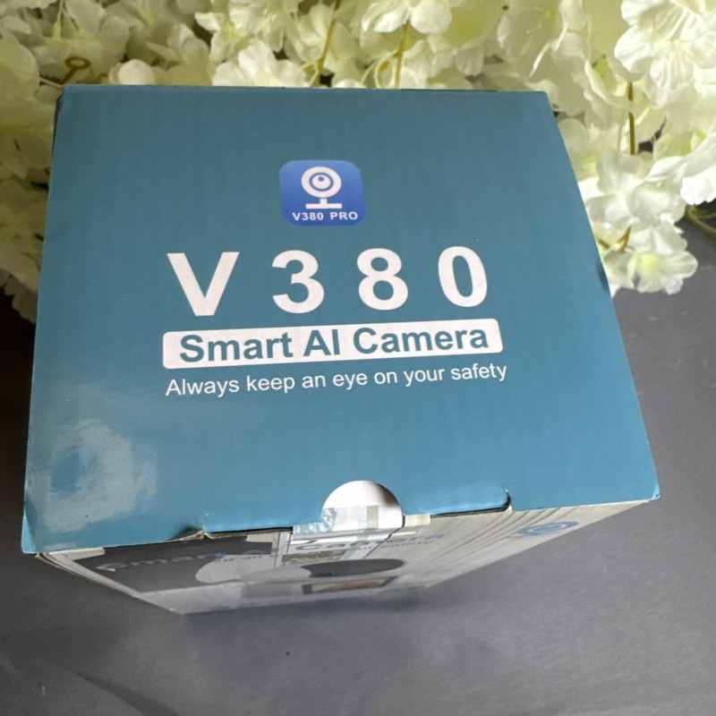Smart AI Camera V380Pro Motion Detect 360 Coverage 2-way Talk W/ Screen And App gallery