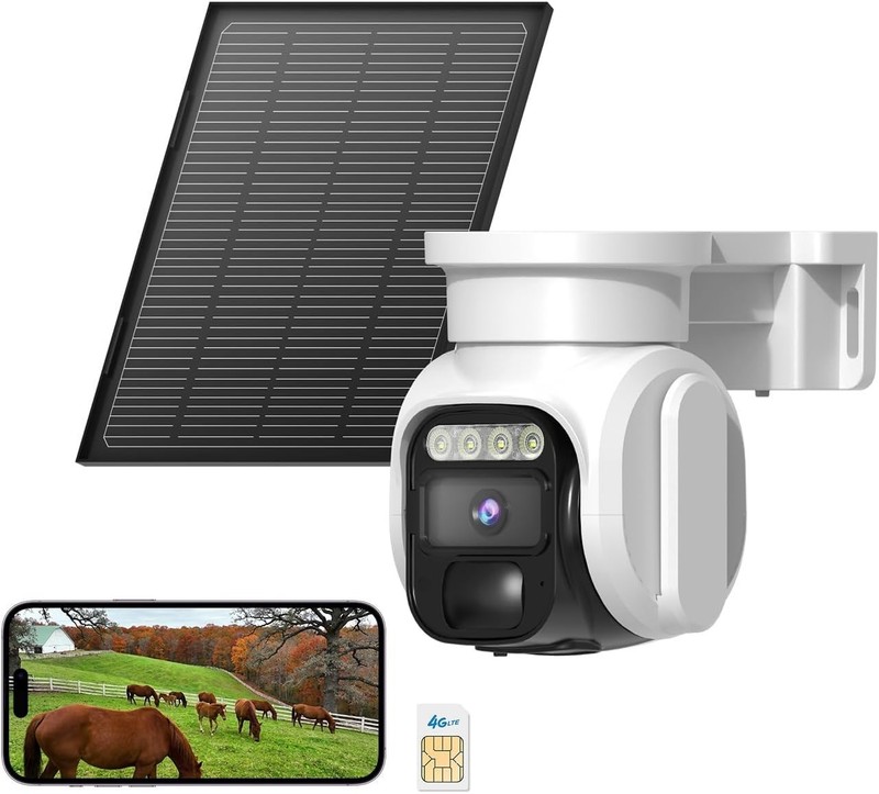 2K HD Outdoor Camera with 4G LTE & Protection - Perfect for Farms & Cabins gallery